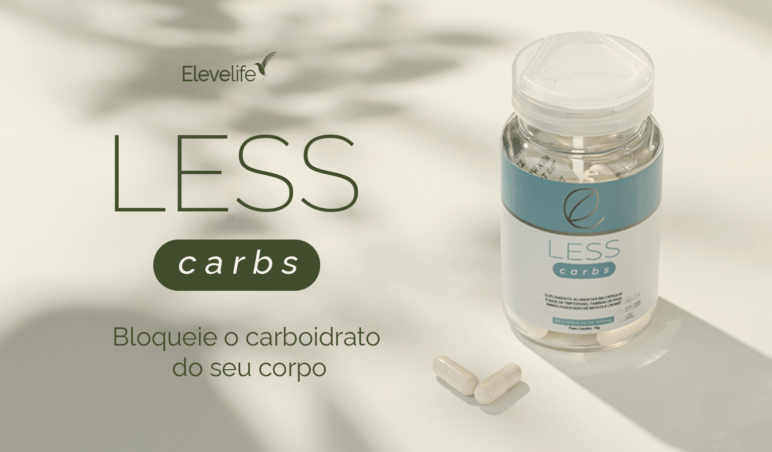 LESScarbs – inibidor de carboidrato 180 dias Eleve Life