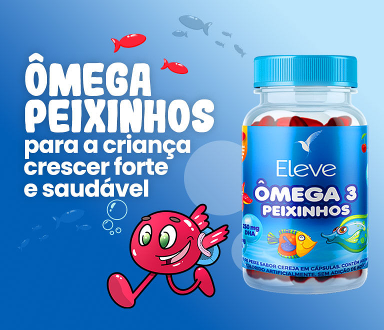 Mega 3 Kids Óleo Peixe 60 Cápsulas Mastigáveis Cereja